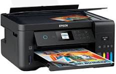 Modern office printer close-up